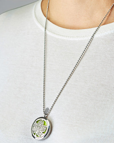 Colar Aromalife Chakra OM – Medalhão Secreto de Aroma 30 mm