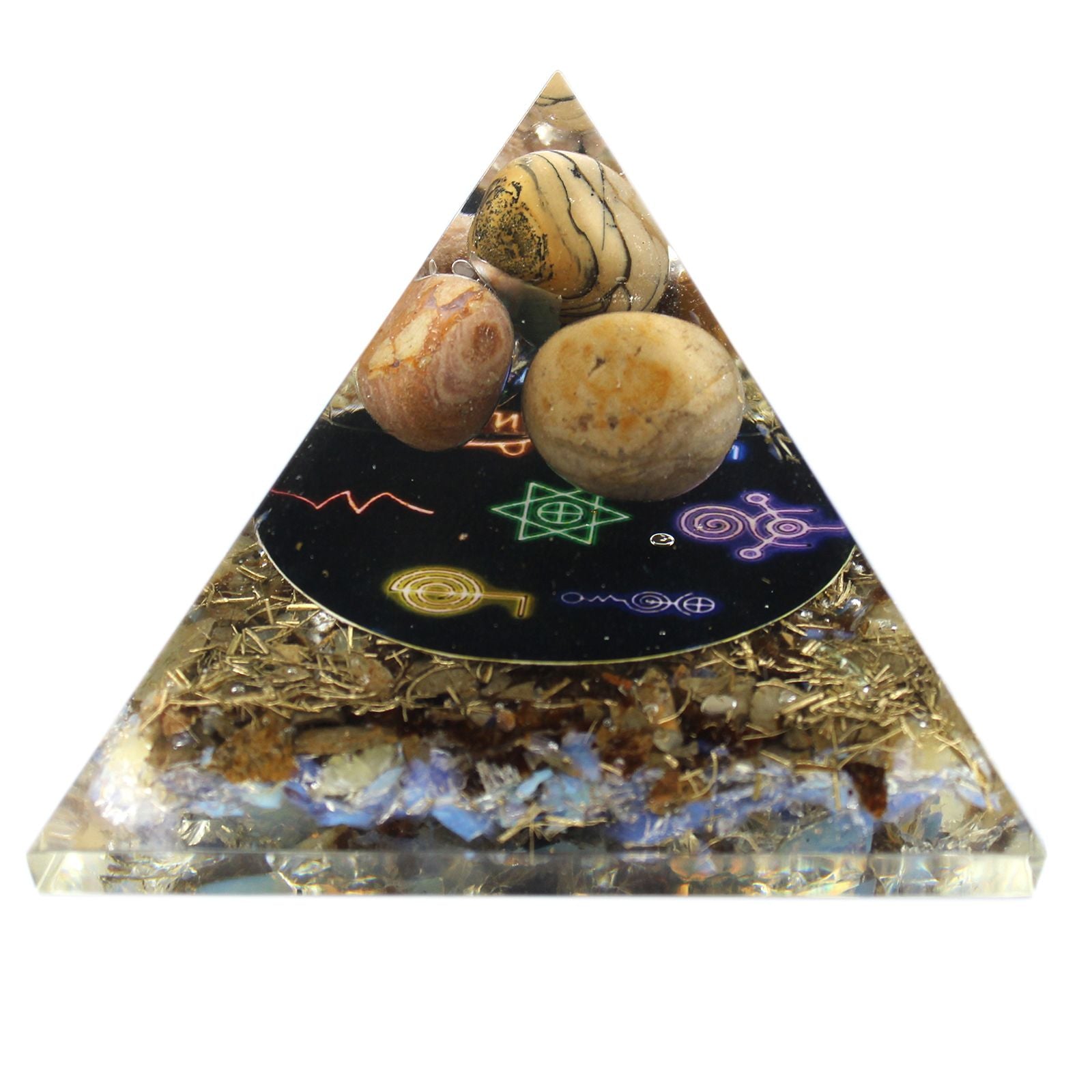 Pirâmide Orgonite Midnight Reiki