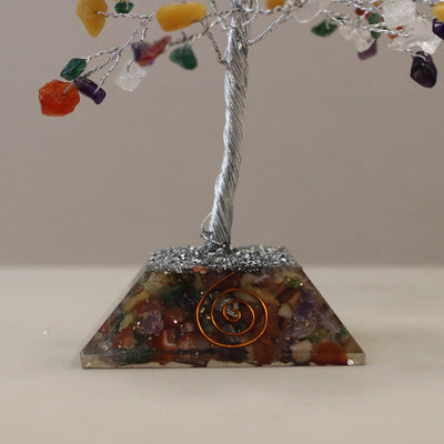 Árvore da Sorte com Base de Orgonite