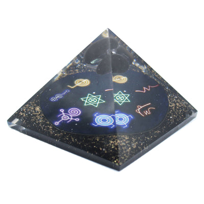 Pirâmide Orgonite Midnight Reiki
