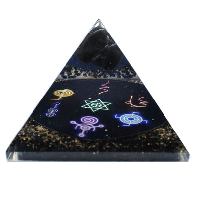 Pirâmide Orgonite Midnight Reiki