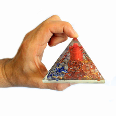 Pirâmide Mágica Orgonite Ganesh 70mm