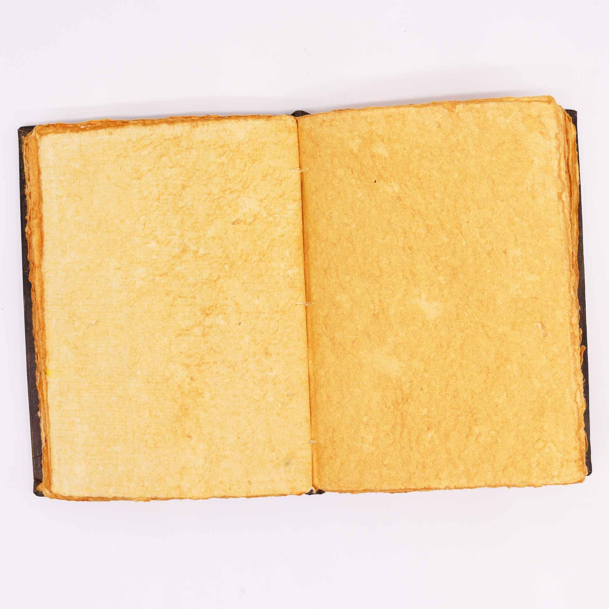 Elegante Caderno Hefty Brown Tan com Motivo Zinc Rose