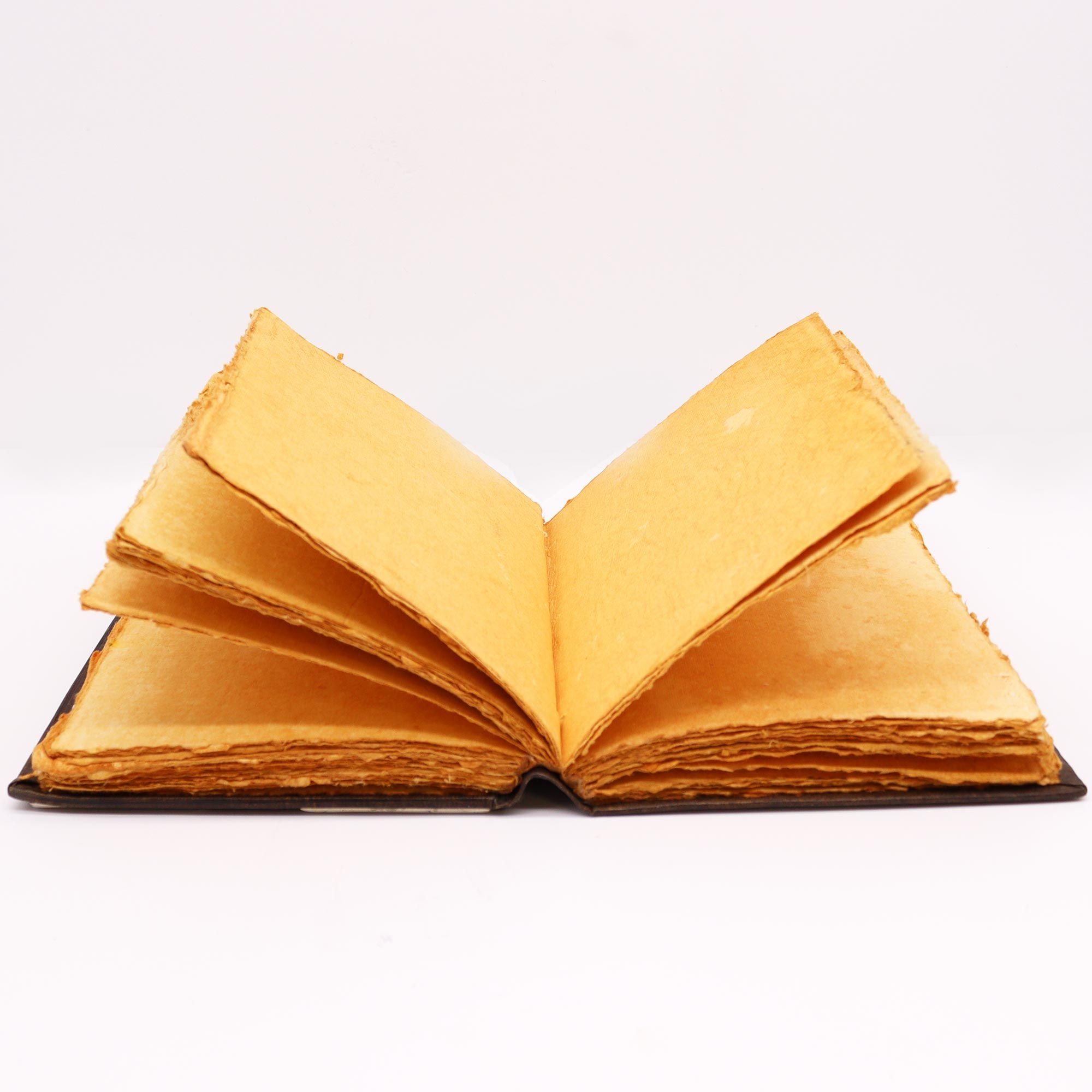 Elegante Caderno Hefty Brown Tan com Motivo Zinc Rose