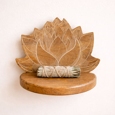 Prateleira de Parede Lotus Branqueada