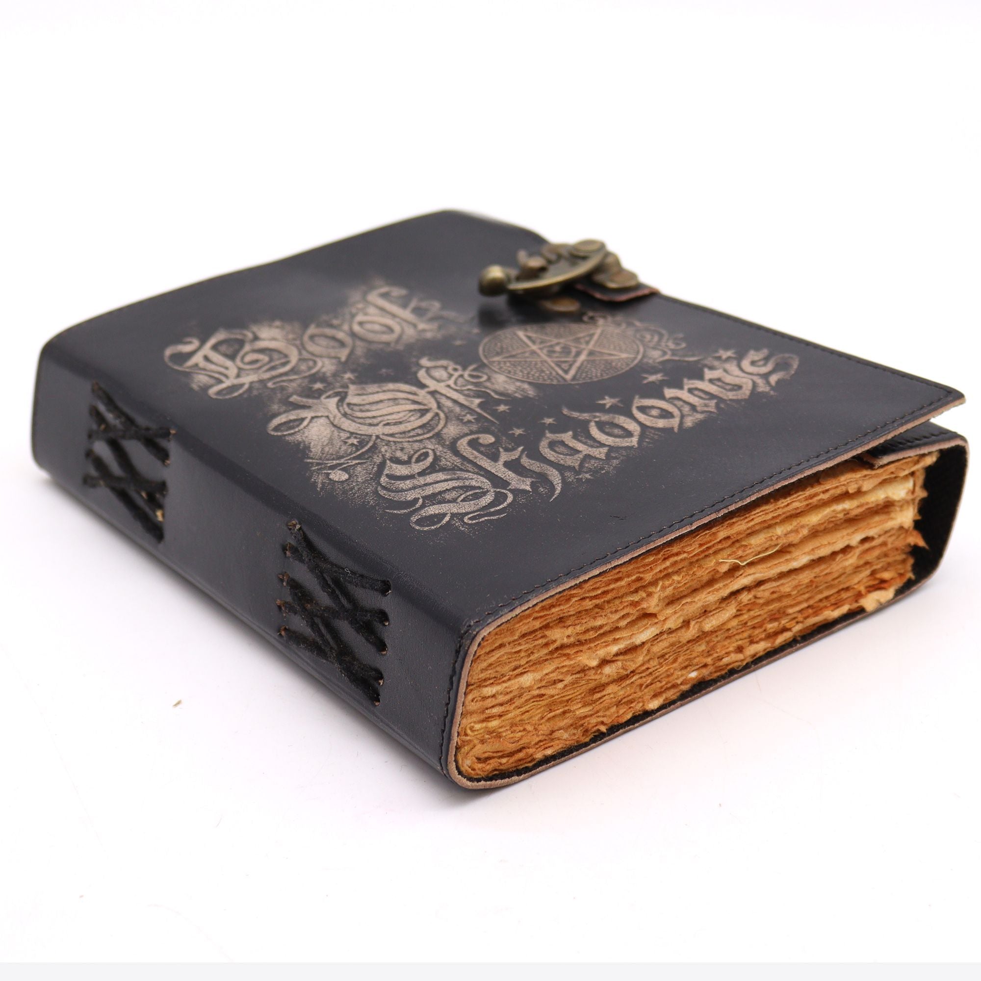 Livro das Sombras - Caderno Mágico com 200 Páginas, Borda Decorativa, 15x21 cm