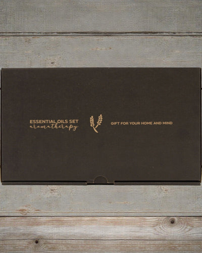 Harmonia Outonal da Natureza – Conjunto de Luxo de 12 Óleos Essenciais de 5 ml com Conta-gotas