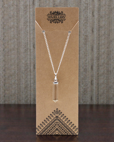 Ponta de Cristal – Pendente Clássico em Ponta de Quartzo Cristal de Rocha