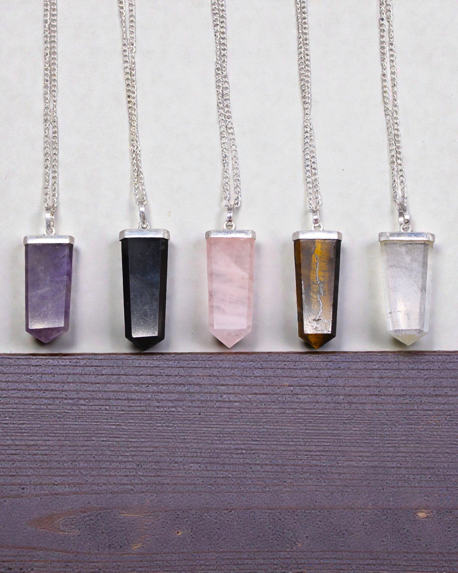 Raio de Cristal – Pendente Plano de Quartzo Cristal de Rocha em Corte de Cristal