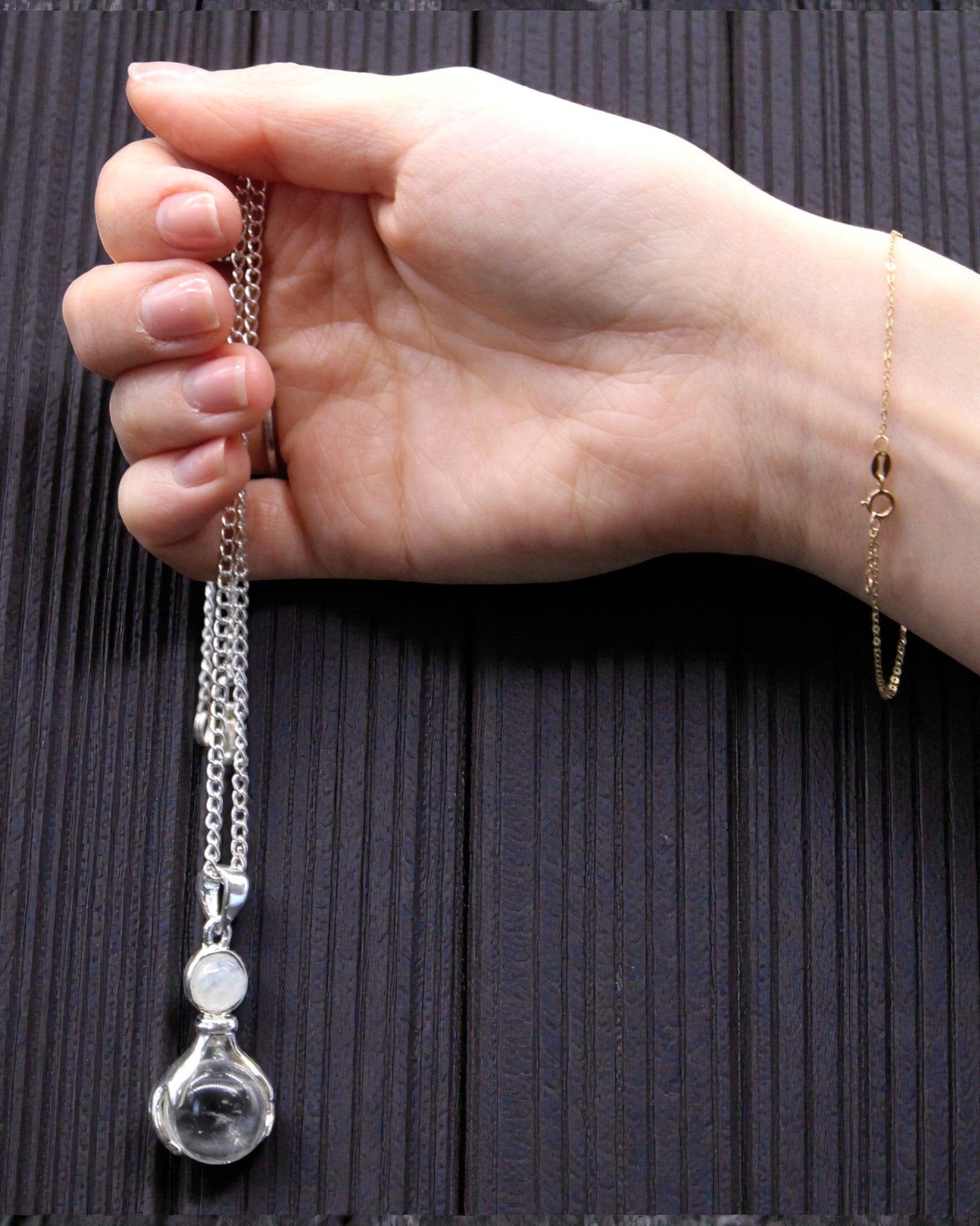 Mãos de Ametista – Pendente de Mãos Curativas em Ametista