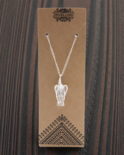 Guardian Crystal – Pendente Anjo da Guarda em Cristal de Rocha