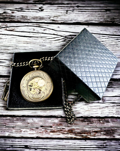 Relógio de Bolso Exclusivo "Heritage" - Mecânico e Resistente à Água