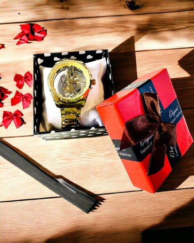 Relógio Desportivo Masculino com Mecanismo de Quartzo Transparente e Reversível e Pulseira de Alumínio – Ideal para Presente. Personalização com gravação