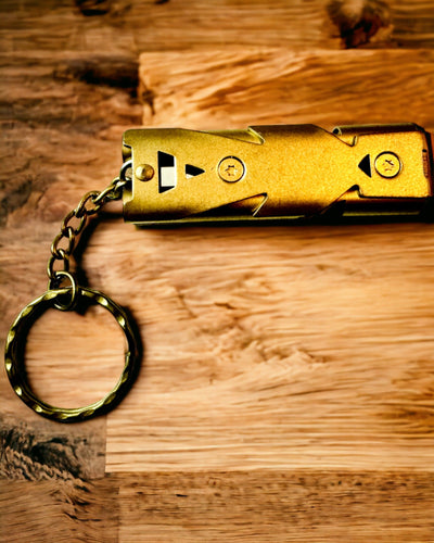 Conjunto Elegante com Bússola e Apito de Sinalização