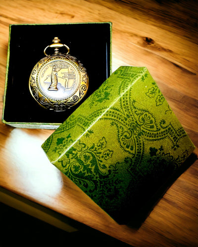 "Kompass Retro de Bolso com Motivo de Nova Iorque – Bússola Multifuncional e Elegante com Imagem da Estátua da Liberdade"