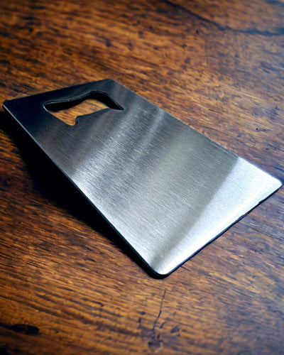 Abre-garrafas de Aço Inoxidável - Gadget Elegante e Prático - personalização com gravação