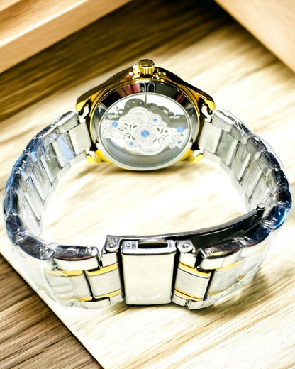 Relógio Masculino de Quartzo "Vision Sport" – Duplamente Transparente com Alumínio