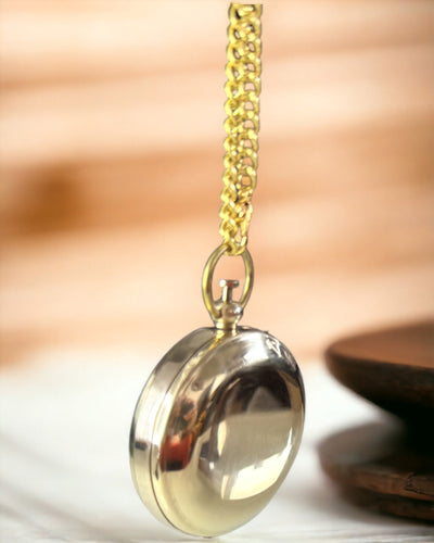 Bússola Aventura de cor dourada – Elegante Navegador de Descobertas