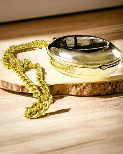 Bússola Aventura de cor dourada – Elegante Navegador de Descobertas