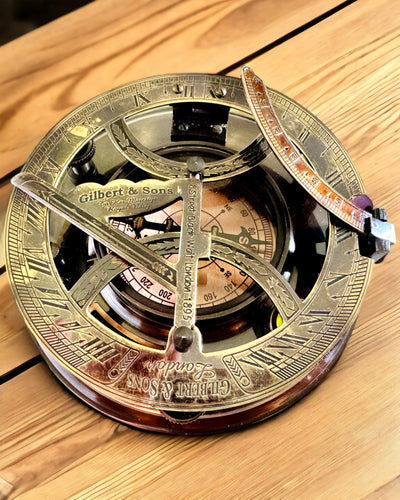 Antigo Compasso de Navegação Premium com Possibilidade de Gravação – Feito à Mão