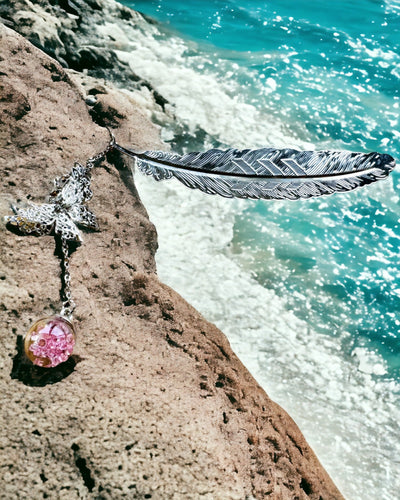 Marcador de Livro Criativo em Estilo Retro com Motivo de Pena e Borboleta – Presente Elegante para mãe, professor, Promocional, Cor Prateado/rosa