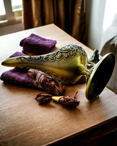 Lâmpada Mágica de Aladino com Opção de Gravação - Variante Ouro Laminado