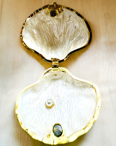 Skarbiec Wspomnień Muszelka - Cofre para Joias com possibilidade de personalização com gravação, presente