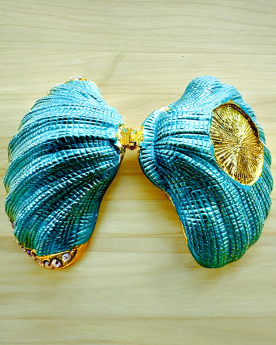 Skarbiec Wspomnień Muszelka - Cofre para Joias com possibilidade de personalização com gravação, presente