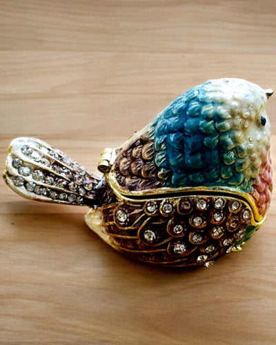 Pardalzinho Colorido com Gravação - Encantador Esconderijo para Tesouros