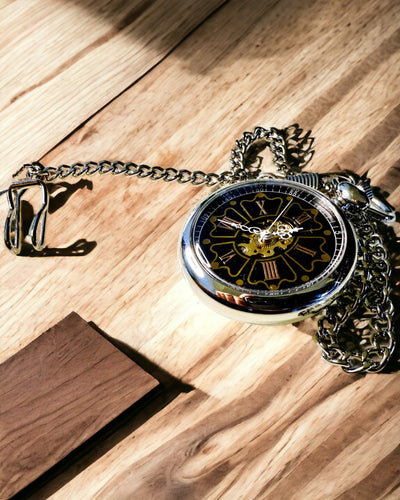 Relógio de Bolso Estilo Vintage com Possibilidade de Gravação