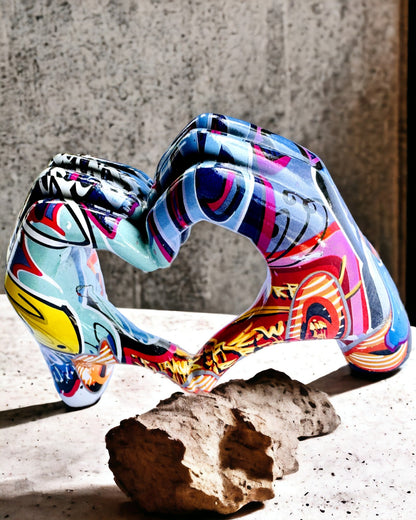Figura decorativa Colorido Suporte Decorativo ArtBrace - possibilidade de personalização com gravação, para presente