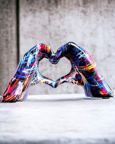 Kalejdoskop Serce – Decoração Artesanal de Resina com Possibilidade de Gravação