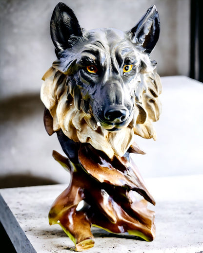 "Wilczy Duch" – Estatueta Decorativa com possibilidade de personalização com gravação, para presente