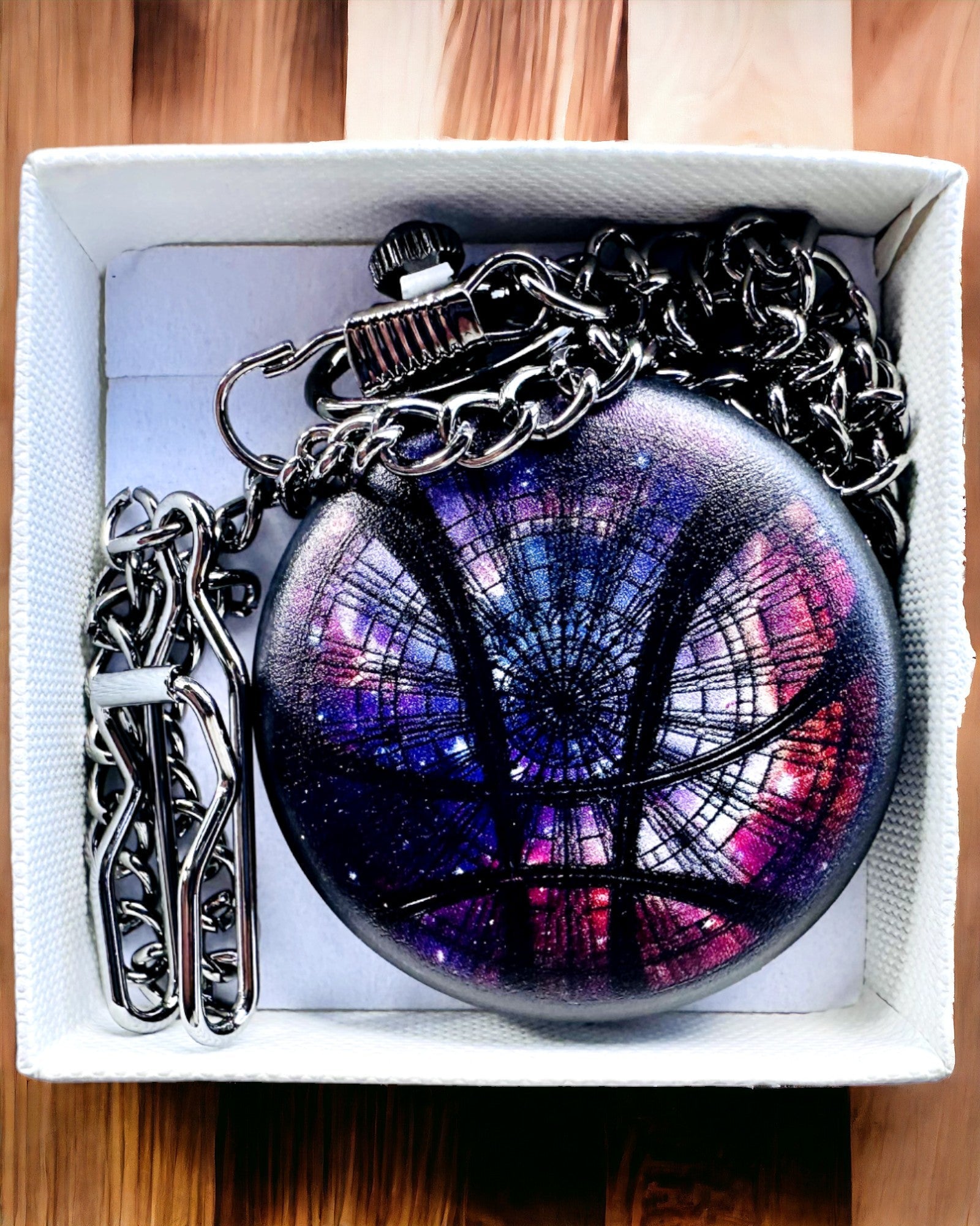 Relógio de Bolso "Galactic Vision" com Possibilidade de Gravação, presente personalizado