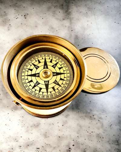 Bússola do Viajante "Tambor do Nascer do Sol" – com possibilidade de personalização por gravação
