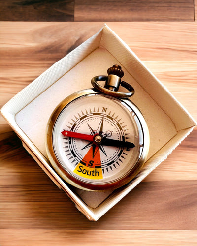 Bússola de Bolso "Orient Express" com Possibilidade de Gravação