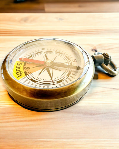 Bússola de Bolso "Orient Express" com Possibilidade de Gravação