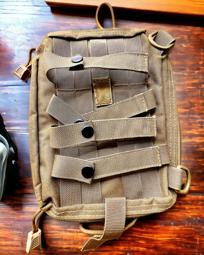 Bolsa tática do viajante - MOLLE "Militaris" - 26 cm x 5,5 cm x 19 cm
