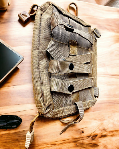 Bolsa tática do viajante - MOLLE "Militaris" - 26 cm x 5,5 cm x 19 cm