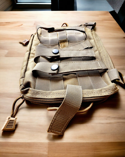 Bolsa tática do viajante - MOLLE "Militaris" - 26 cm x 5,5 cm x 19 cm