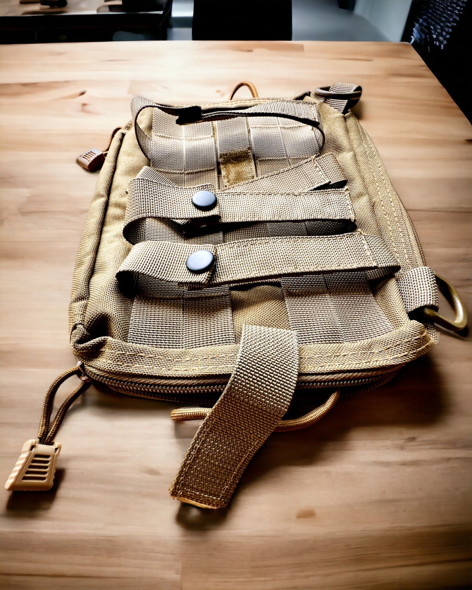 Bolsa tática do viajante - MOLLE "Militaris" - 26 cm x 5,5 cm x 19 cm