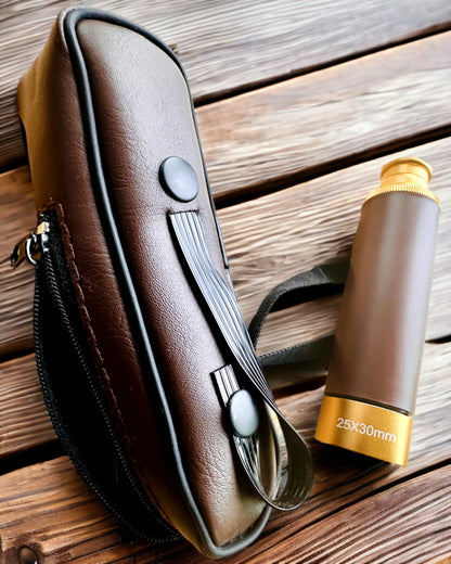 Luneta Monocular Explorer 25x30 - Telescópio Portátil e Dobrável, possibilidade de personalização com gravação
