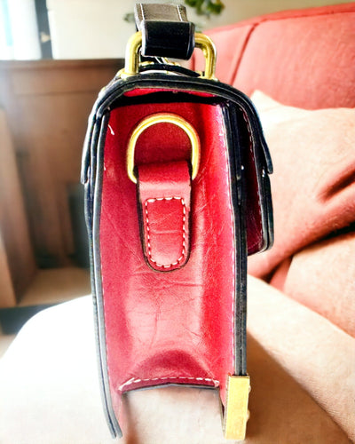 "Królewski Ryk" Saco Quadrado de Ombro com Cabeça de Leão