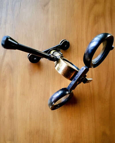 Binóculo Nautica - Acessório Vintage Exclusivo - Feito à Mão com Opção de Gravação, decoração para escritório, premium