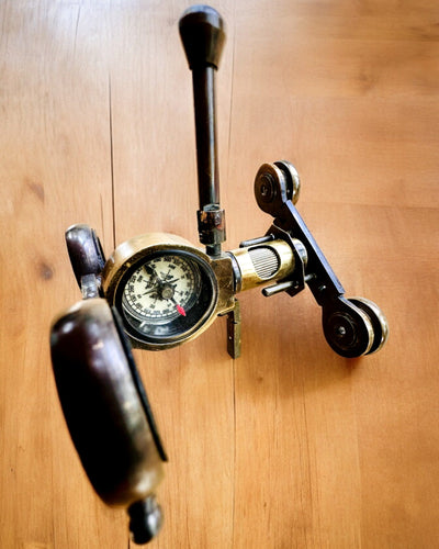 Binóculo Nautica - Acessório Vintage Exclusivo - Feito à Mão com Opção de Gravação, decoração para escritório, premium