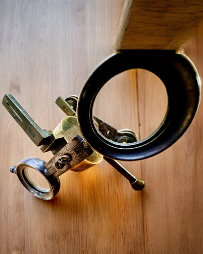 Binóculo Nautica - Acessório Vintage Exclusivo - Feito à Mão com Opção de Gravação, decoração para escritório, premium