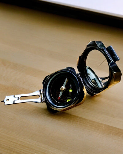 Compasso sólido e premium Capitão "Navigator" - com opção de personalização por gravação