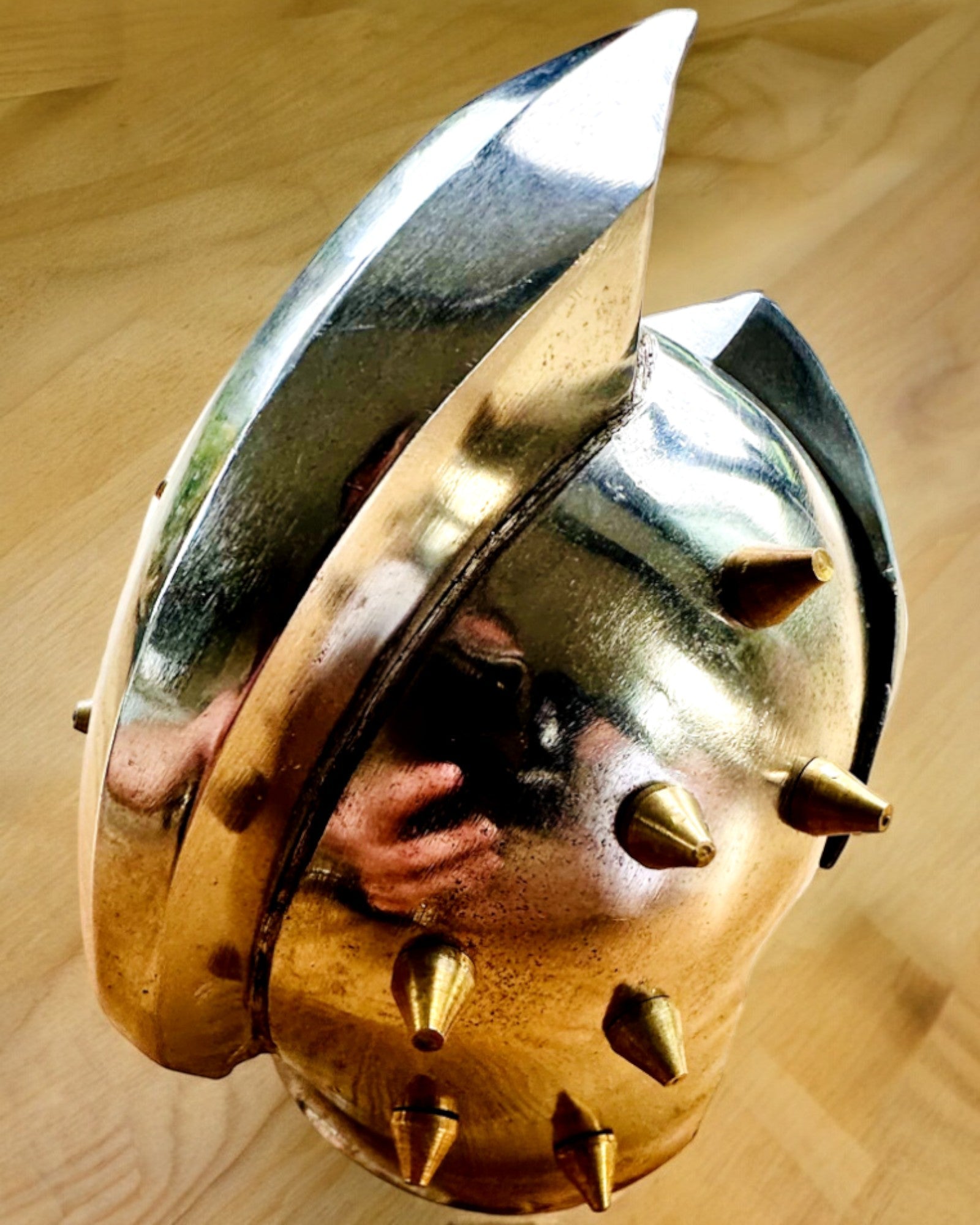 Máscara de Gladiador Cavaleiro "Sparta" - possibilidade de personalização com gravação