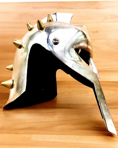 Máscara de Gladiador Cavaleiro "Sparta" - possibilidade de personalização com gravação