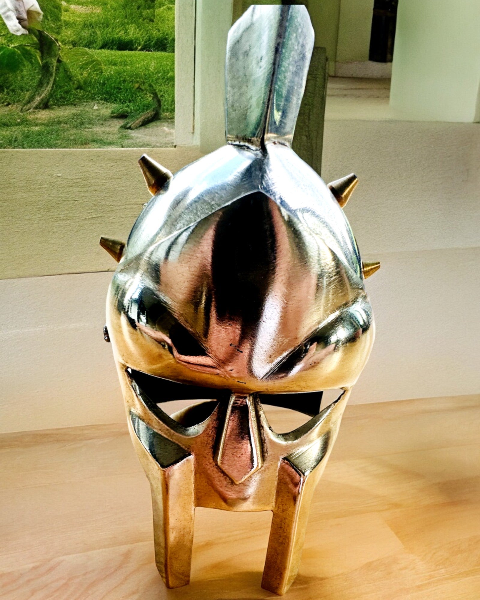 Máscara de Gladiador Cavaleiro "Sparta" - possibilidade de personalização com gravação